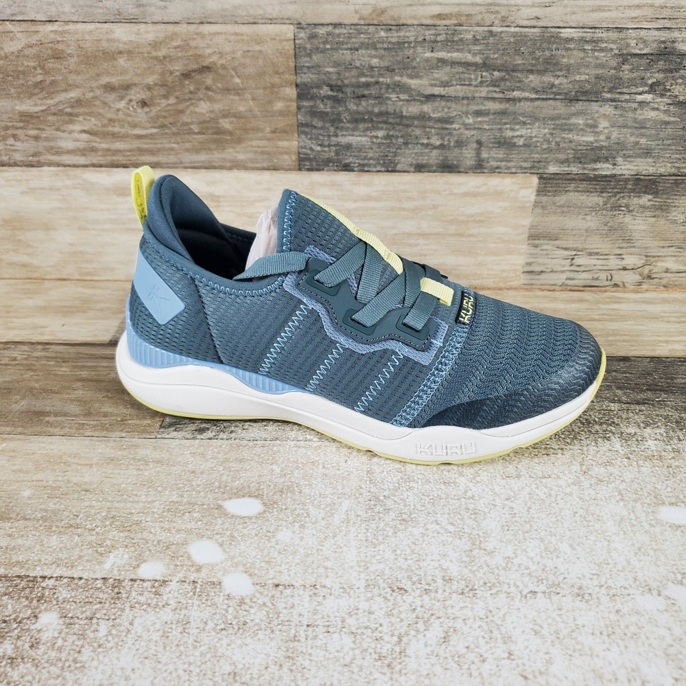 Kuru Stride Move Womens Shoes Sz 6 Running Blue haze Lime Sorbet Lace Up Sneaker